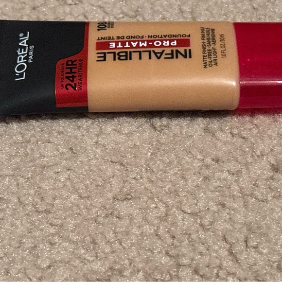 L'Oreal Paris Infallible Pro-Matte Foundation Golden Sun #108.4~ 1 fl oz New - Picture 2 of 13